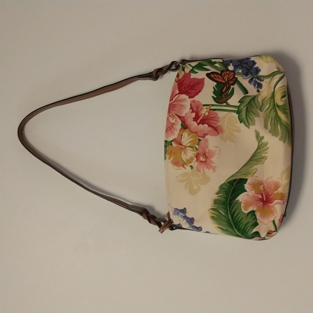 Fossil Vibrant Floral Canvas Handbag - Picture 2 of 9